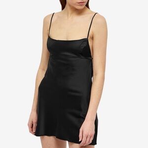 NWOT Danielle Guizio Sweetness Black Mini Dress S